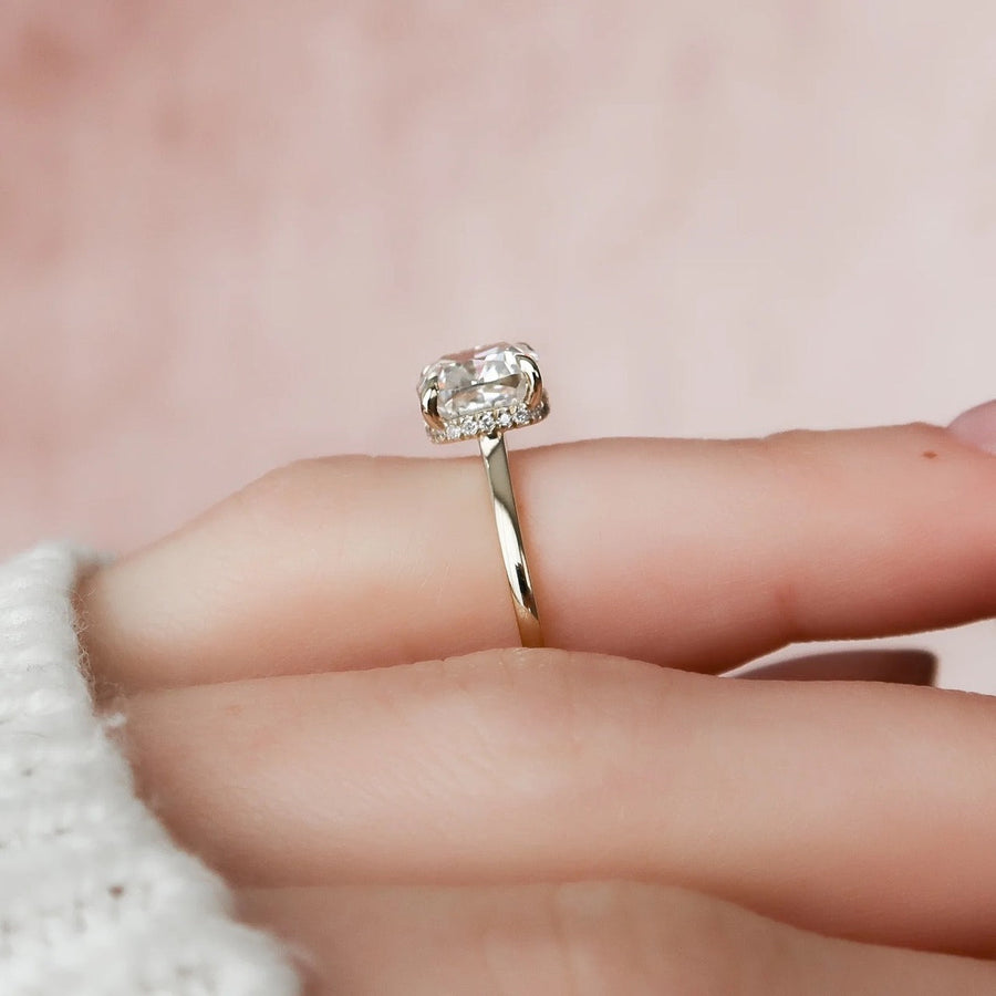  The Aline Cushion Moissanite Ring 18k Yellow Gold 004 Final