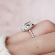  The Aline Oval Moissanite Ring 18k White Gold 004 Final