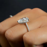  The Aline Pear Moissanite Ring 14k White Gold 004 Final