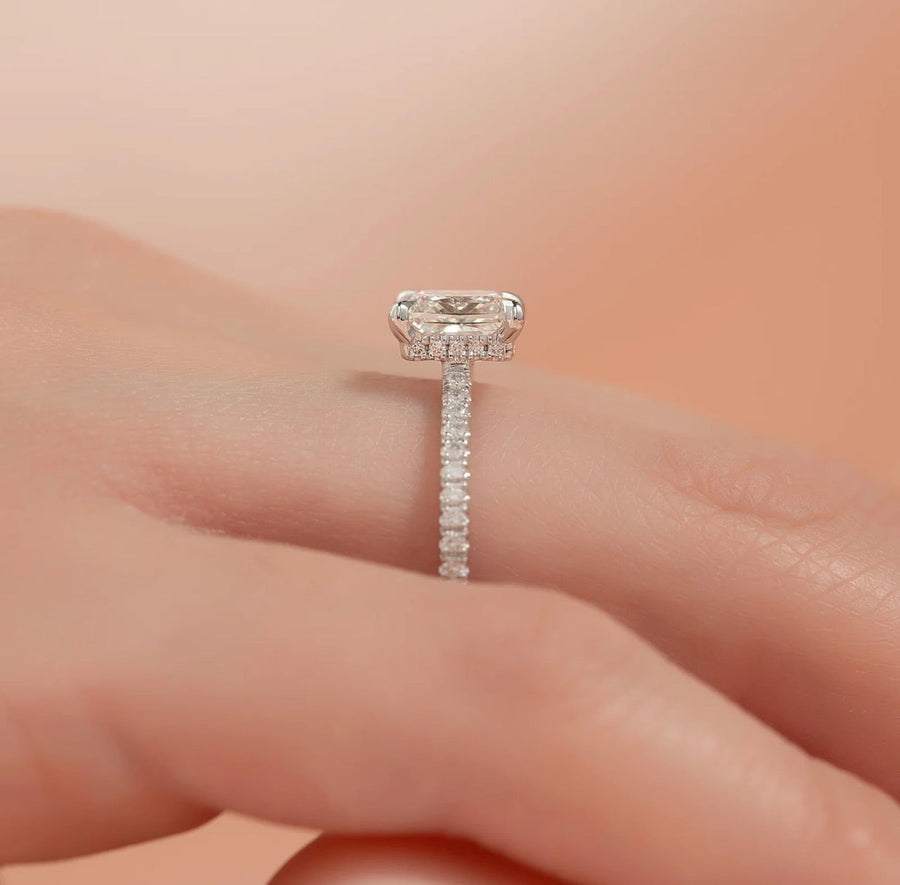  The Aline Princess Lab Diamond Ring 18k White Gold 004 Final
