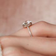  The Aline Round Moissanite Ring 18k Rose Gold 004 Final
