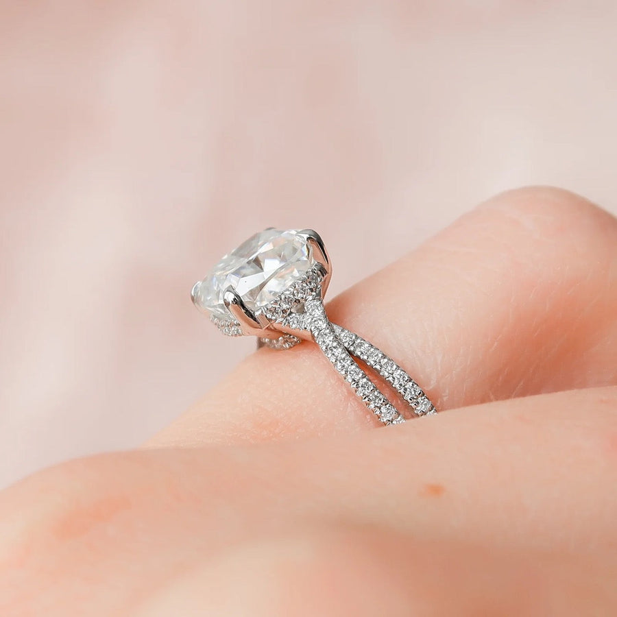  The Angelina Cushion Lab Diamond Ring 14k White Gold 004 Final