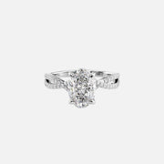  The Angelina Oval Lab Diamond Ring 14k White Gold 001