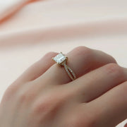  The Angelina Princess Lab Diamond Ring 18k Yellow Gold 004 Final