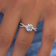  The Angelina Round Lab Diamond Ring 14k White Gold 004 Final