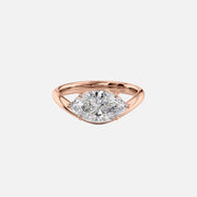  The Berta Marquise Lab Diamond Ring 14k Rose Gold 001