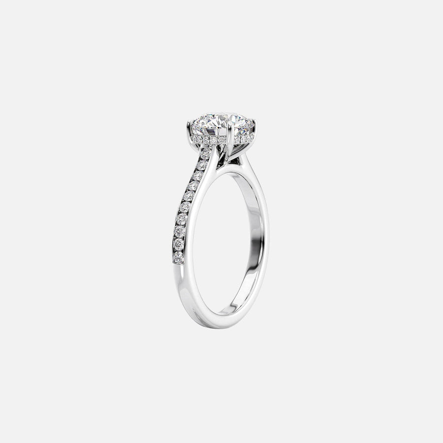  The Cameron Marquise Lab Diamond Ring 18k White Gold 002