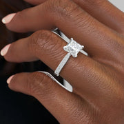  The Catherine Princess Lab Diamond Ring 14k White Gold 006 Final