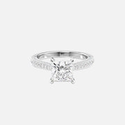  The Catherine Princess Lab Diamond Ring 18k White Gold 001
