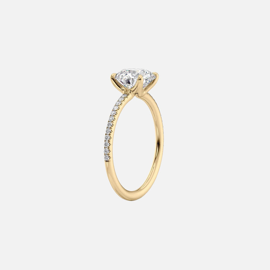 The Cecelia Radiant Pave Moissanite Ring - KNT - Engagement Rings, Wedding Bands & Fine Jewelry
