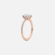 The Cecelia Round Pave Moissanite Ring - KNT - Engagement Rings, Wedding Bands & Fine Jewelry
