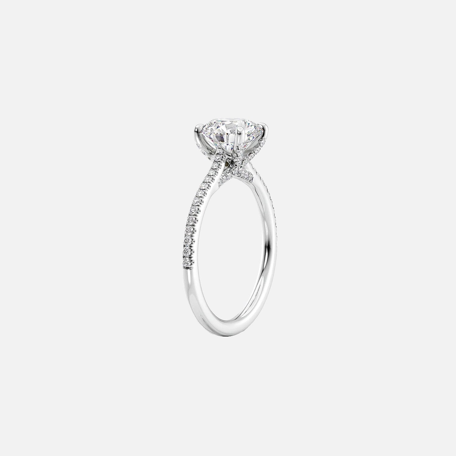 The Clara Emerald Pave Moissanite Ring - KNT - Engagement Rings, Wedding Bands & Fine Jewelry