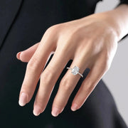The Clara Oval Pave Moissanite Ring - KNT - Engagement Rings, Wedding Bands & Fine Jewelry
