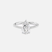 The Clara Pear Pave Moissanite Ring - KNT - Engagement Rings, Wedding Bands & Fine Jewelry