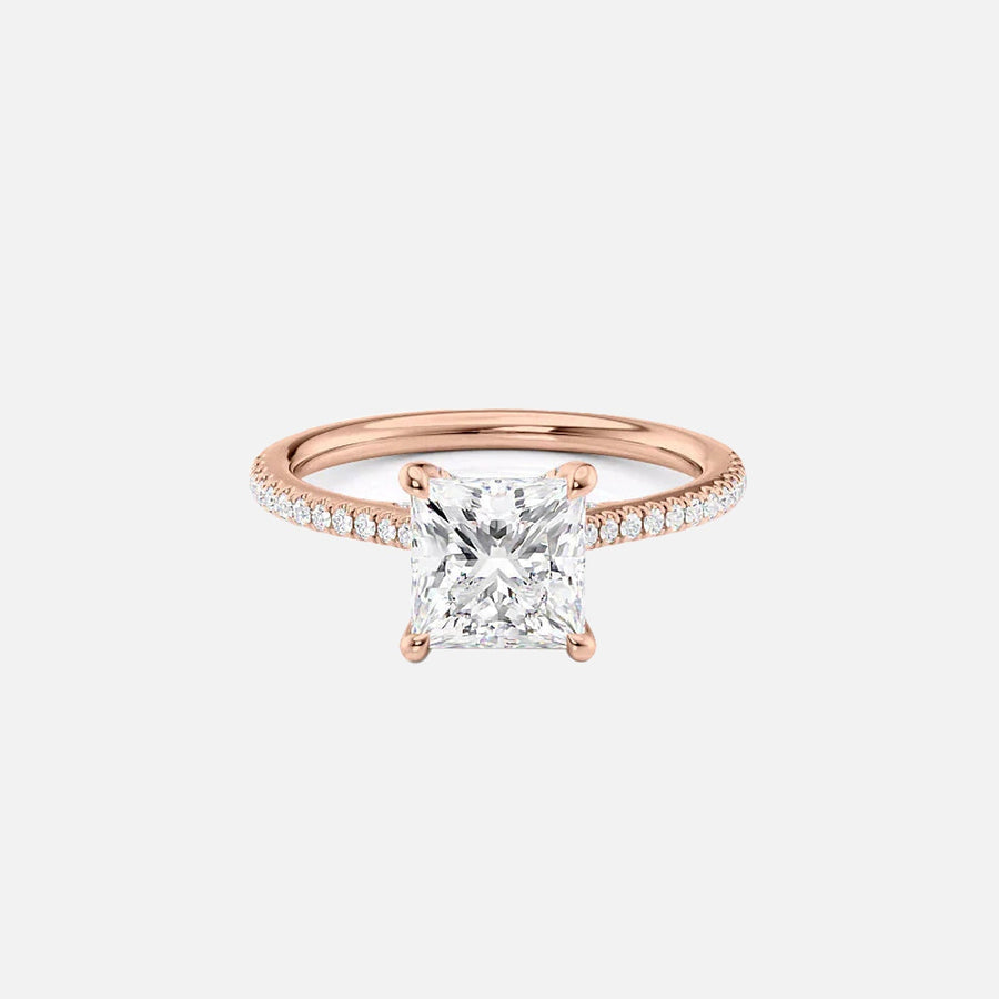 The Clara Princess Pave Moissanite Ring - KNT - Engagement Rings, Wedding Bands & Fine Jewelry