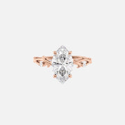 The Coco Marquise Side Stone Moissanite Ring - KNT - Engagement Rings, Wedding Bands & Fine Jewelry
