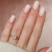 The Coco Princess Side Stone Moissanite Ring - KNT - Engagement Rings, Wedding Bands & Fine Jewelry