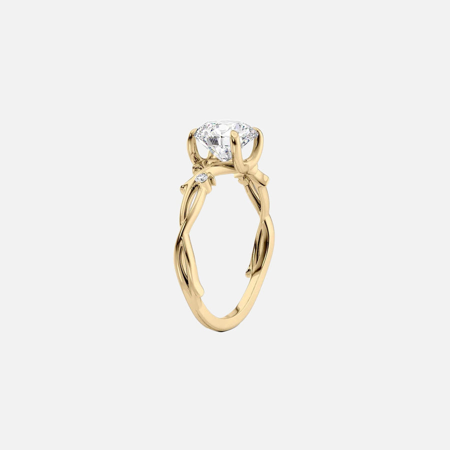 The Coco Princess Side Stone Moissanite Ring - KNT - Engagement Rings, Wedding Bands & Fine Jewelry