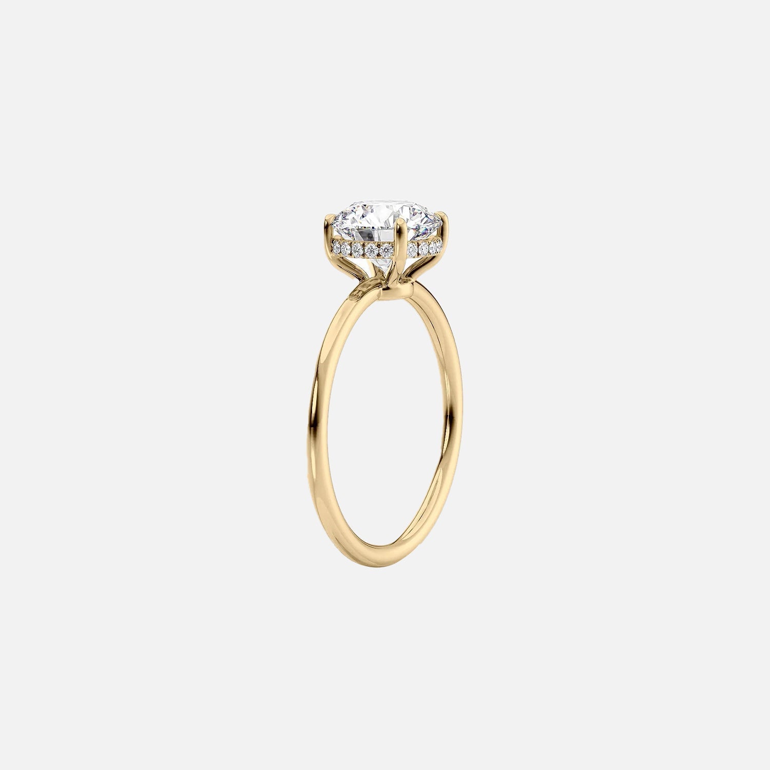 The Elisa Cushion Solitaire Moissanite Ring - KNT - Engagement Rings, Wedding Bands & Fine Jewelry