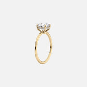 The Elisa Oval Solitaire Moissanite Ring - KNT - Engagement Rings, Wedding Bands & Fine Jewelry