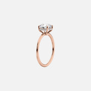 The Elisa Radiant Solitaire Moissanite Ring - KNT - Engagement Rings, Wedding Bands & Fine Jewelry