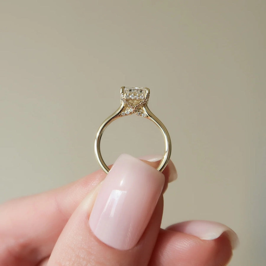  The Ellie Radiant Lab Diamond Ring 14k Yellow Gold 005 Final