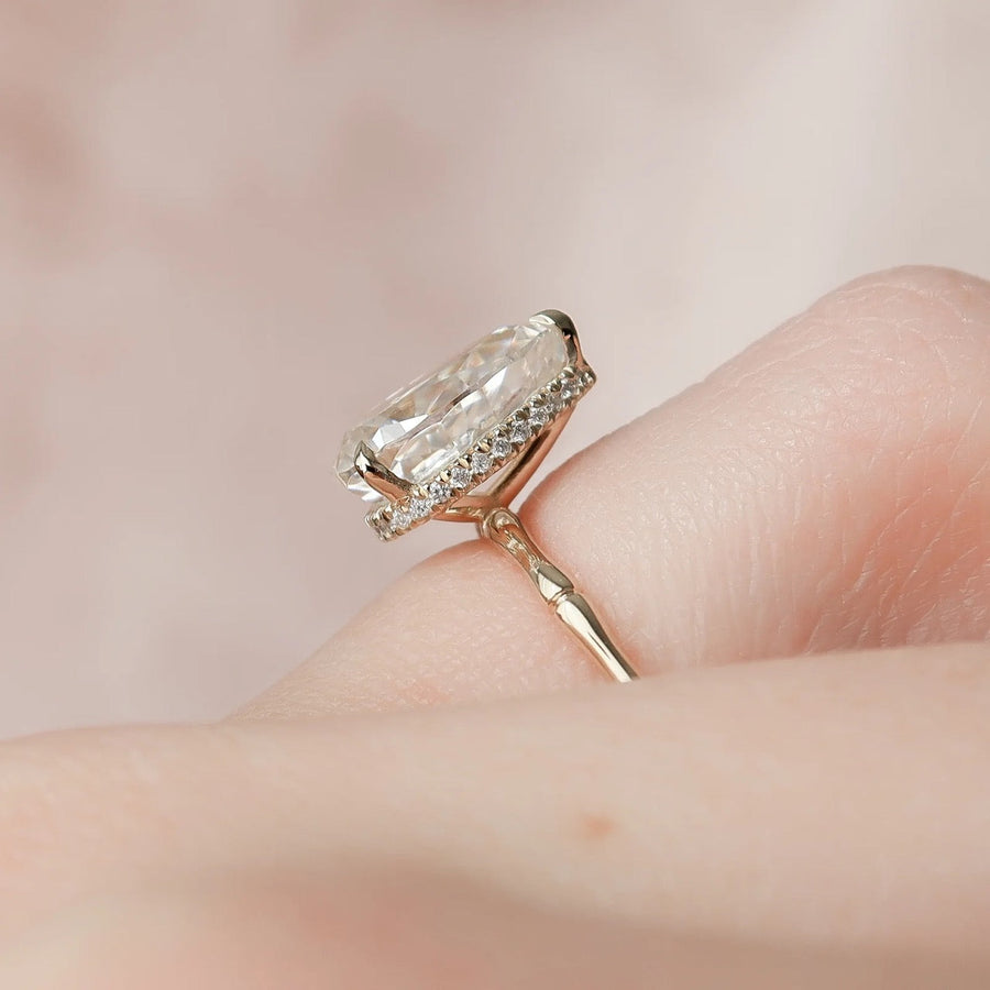  The Eve Pear Moissanite Ring 14k Yellow Gold 004 Final