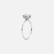  The Eve Princess Lab Diamond Ring 14k White Gold 002