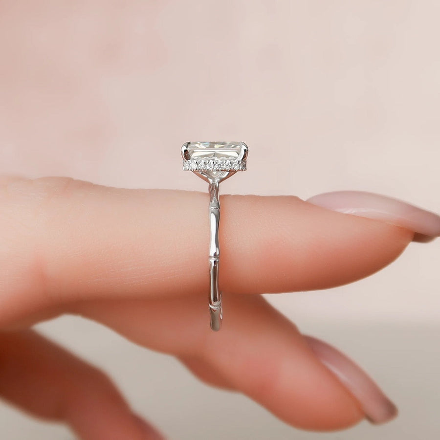 The Eve Radiant Lab Diamond Ring 14k White Gold 004 Final