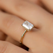  The Eve Radiant Lab Diamond Ring 18k Yellow Gold 004 Final