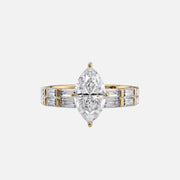  The Hailey Marquise Lab Diamond Ring 18k Rose Gold 003