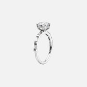  The Hailey Marquise Moissanite Ring 14k White Gold 002