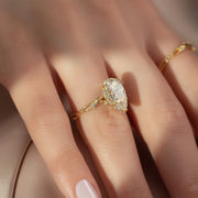  The Halo Twig Pear Moissanite Ring 14k Yellow Gold 004 Final