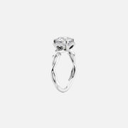  The Halo Twig Radiant Lab Diamond Ring 14k White Gold 002