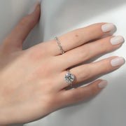  The Halo Twig Round Lab Diamond Ring 18k White Gold 003