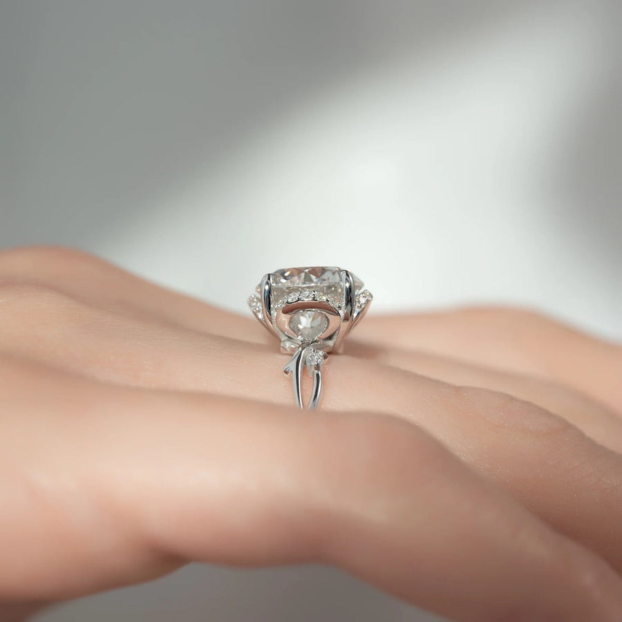  The Halo Twig Round Moissanite Ring 14k White Gold 004 Final