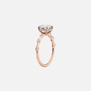  The Hidden Halo Penelope Emerald Lab Diamond Ring 14k Rose Gold 002