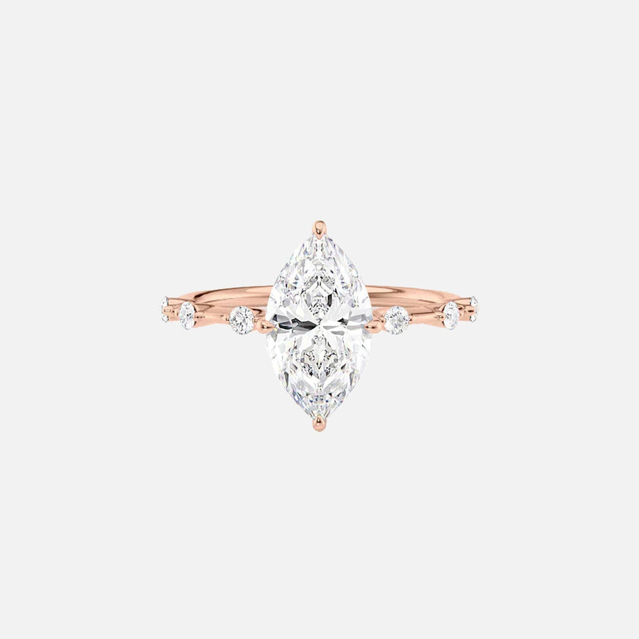  The Hidden Halo Penelope Marquise Lab Diamond Ring 14k Rose Gold 001