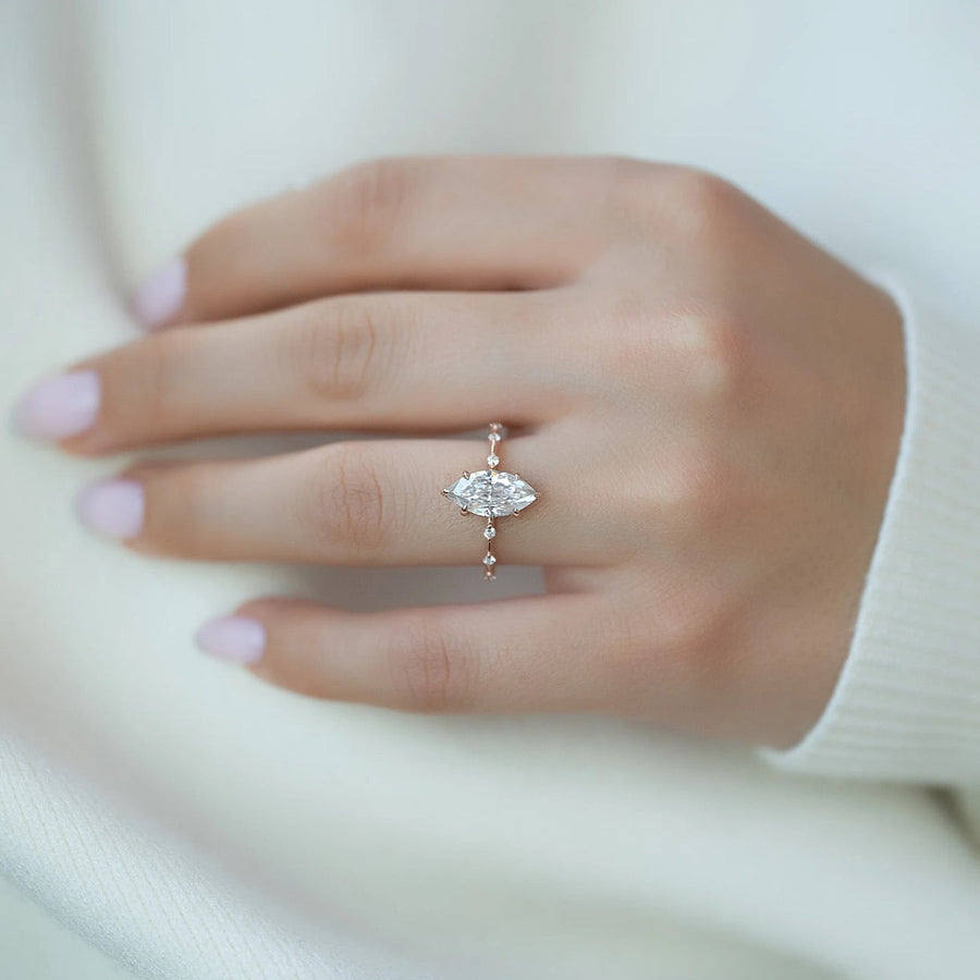  The Hidden Halo Penelope Marquise Lab Diamond Ring 14k Rose Gold 003