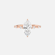  The Hidden Halo Penelope Marquise Lab Diamond Ring 18k Rose Gold 001