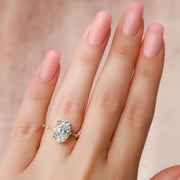  The Hidden Halo Penelope Oval Moissanite Ring 14k Yellow Gold 003