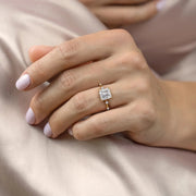  The Hidden Halo Penelope Princess Lab Diamond Ring 14k Yellow Gold 003
