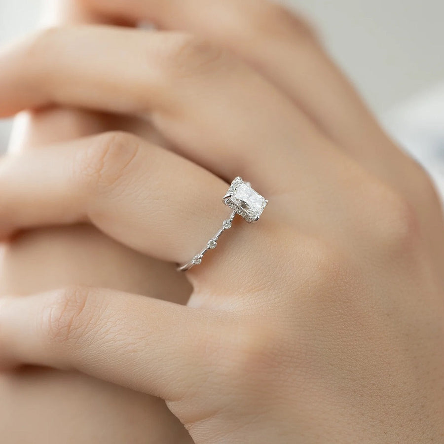  The Hidden Halo Penelope Radiant Moissanite Ring 14k White Gold 004 Final