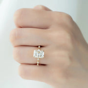  The Hidden Halo Penelope Radiant Moissanite Ring 14k Yellow Gold 003