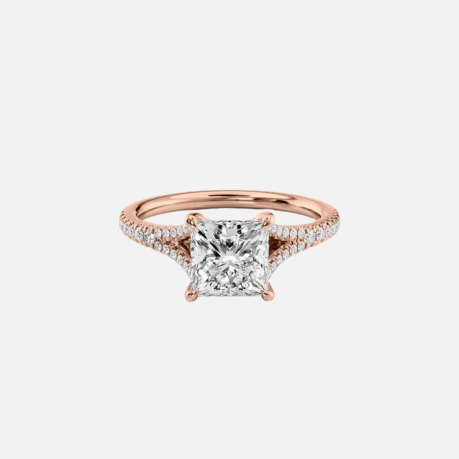  The Jade Princess Lab Diamond Ring 14k Rose Gold 001