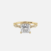  The Jasmine Princess Lab Diamond Ring 18k Yellow Gold 001