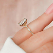  The Jasmine Radiant Lab Diamond Ring 14k Yellow Gold 004 Final