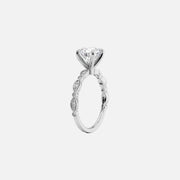  The Jasmine Radiant Lab Diamond Ring 18k White Gold 002