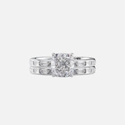  The Jennifer Cushion Lab Diamond Ring 14k White Gold 003