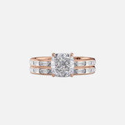  The Jennifer Cushion Lab Diamond Ring 18k Rose Gold 003